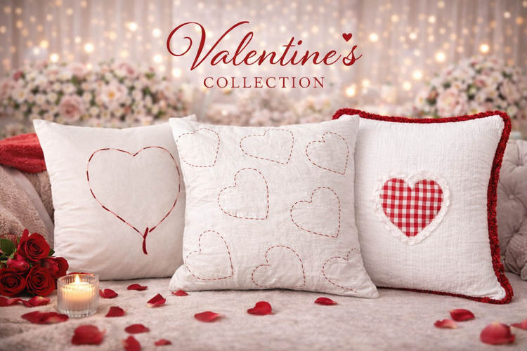 💕 Valentine’s Special Cushion Cover Collection