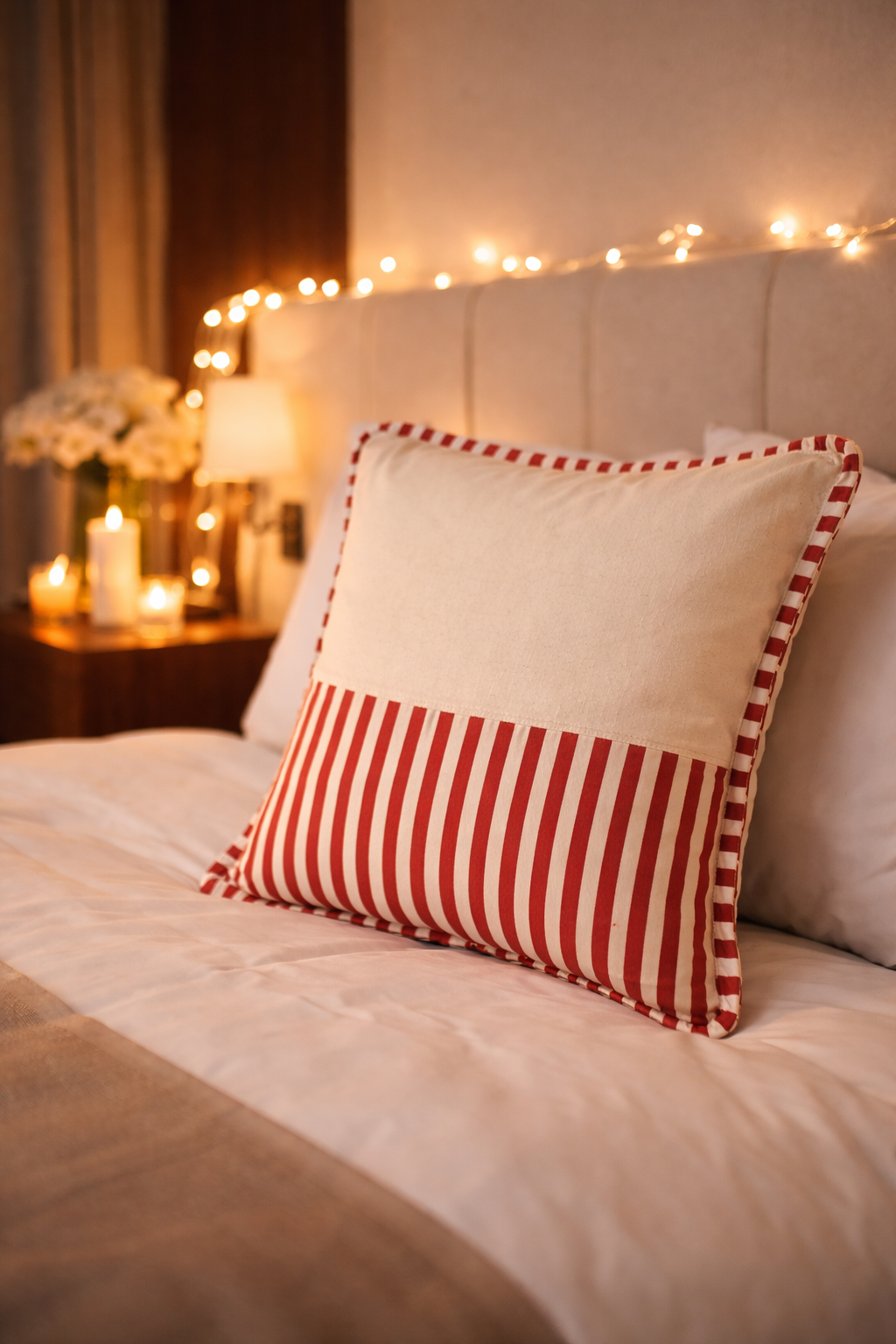 Mini Saheli Soft Stripe Cushion Cover – Set of 2