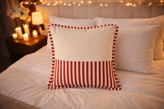 Mini Saheli Soft Stripe Cushion Cover – Set of 2