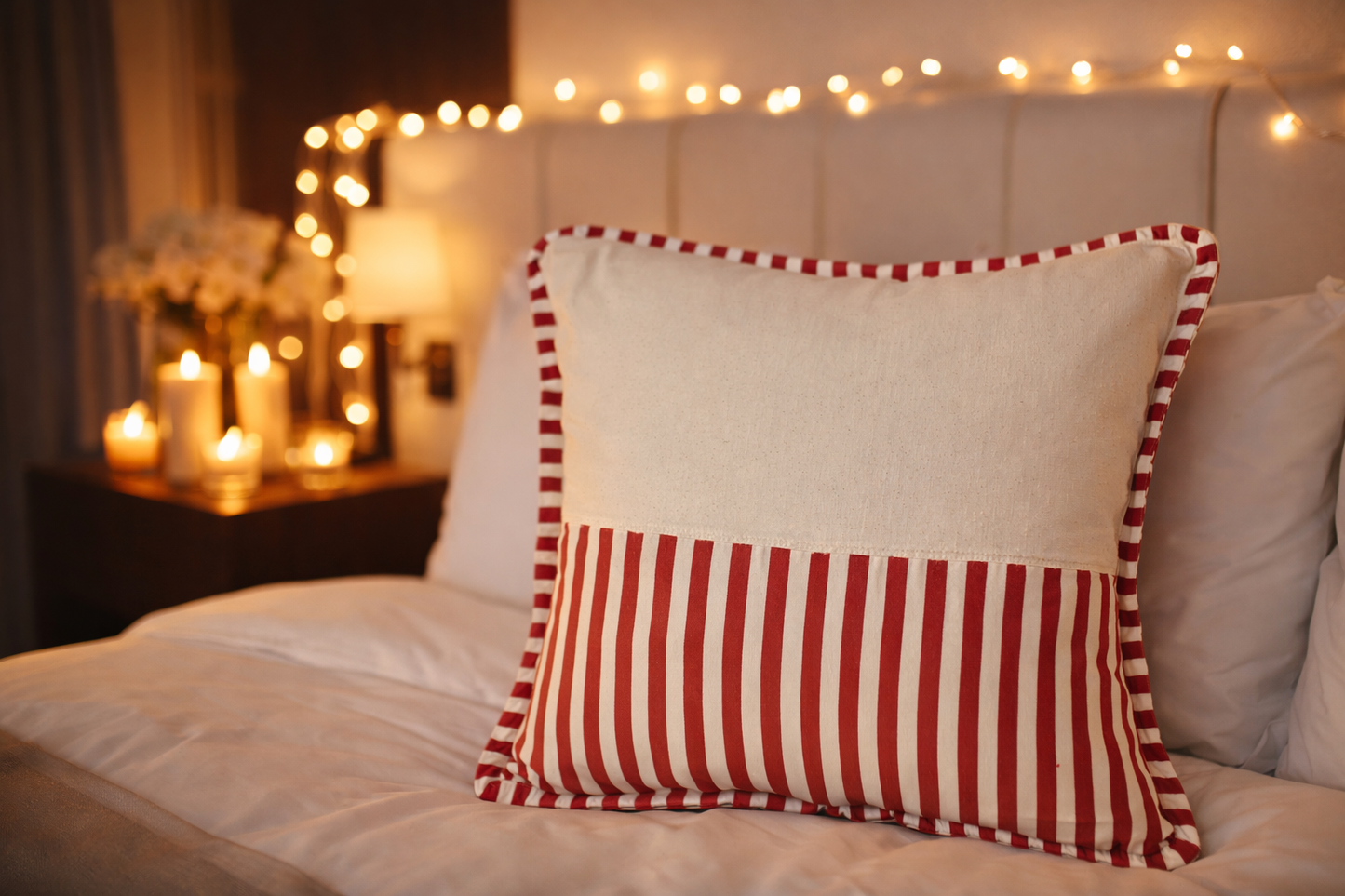 Mini Saheli Soft Stripe Cushion Cover – Set of 2