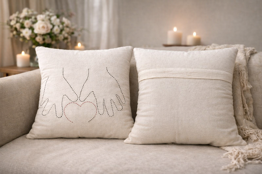 Mini Saheli Heart and Hand Embroider